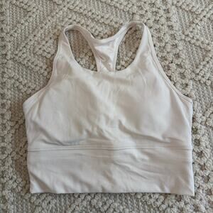 Stori White Sports Bra